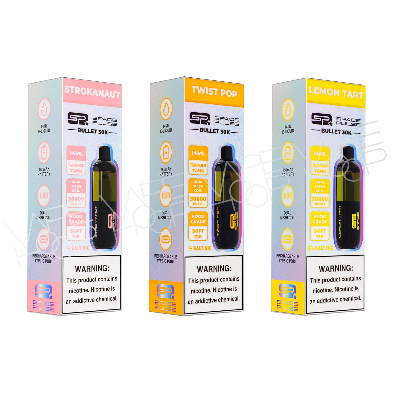 Space Pulse Bullet 30000 Puffs Disposable Vape