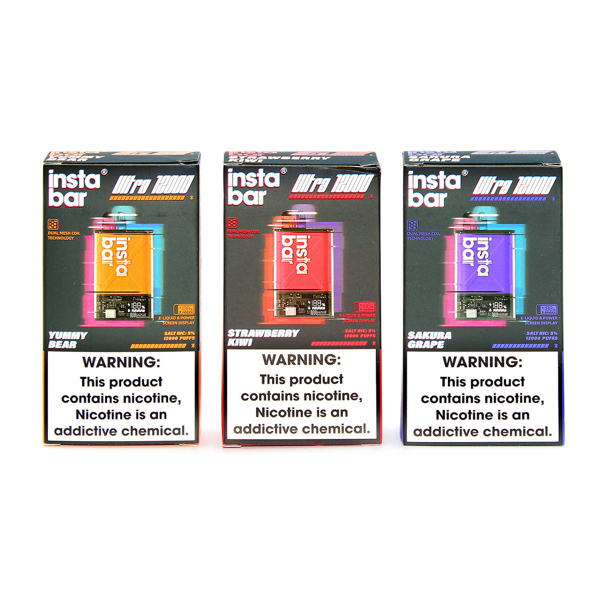 InstaBar ULTRA 12000 Vape Disposable | Insta Bar Ultra 12K puffs Vape InstaBar ULTRA 12000 Vape Disposable | Insta Bar Ultra 12K puffs Vape