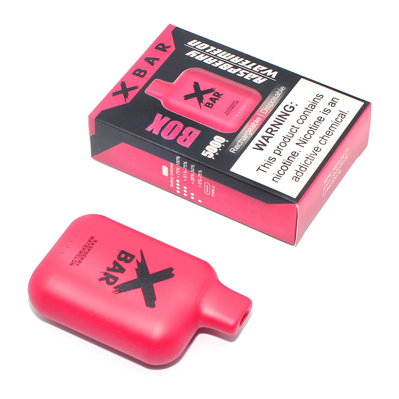 XBar Box 5000 puffs flavors