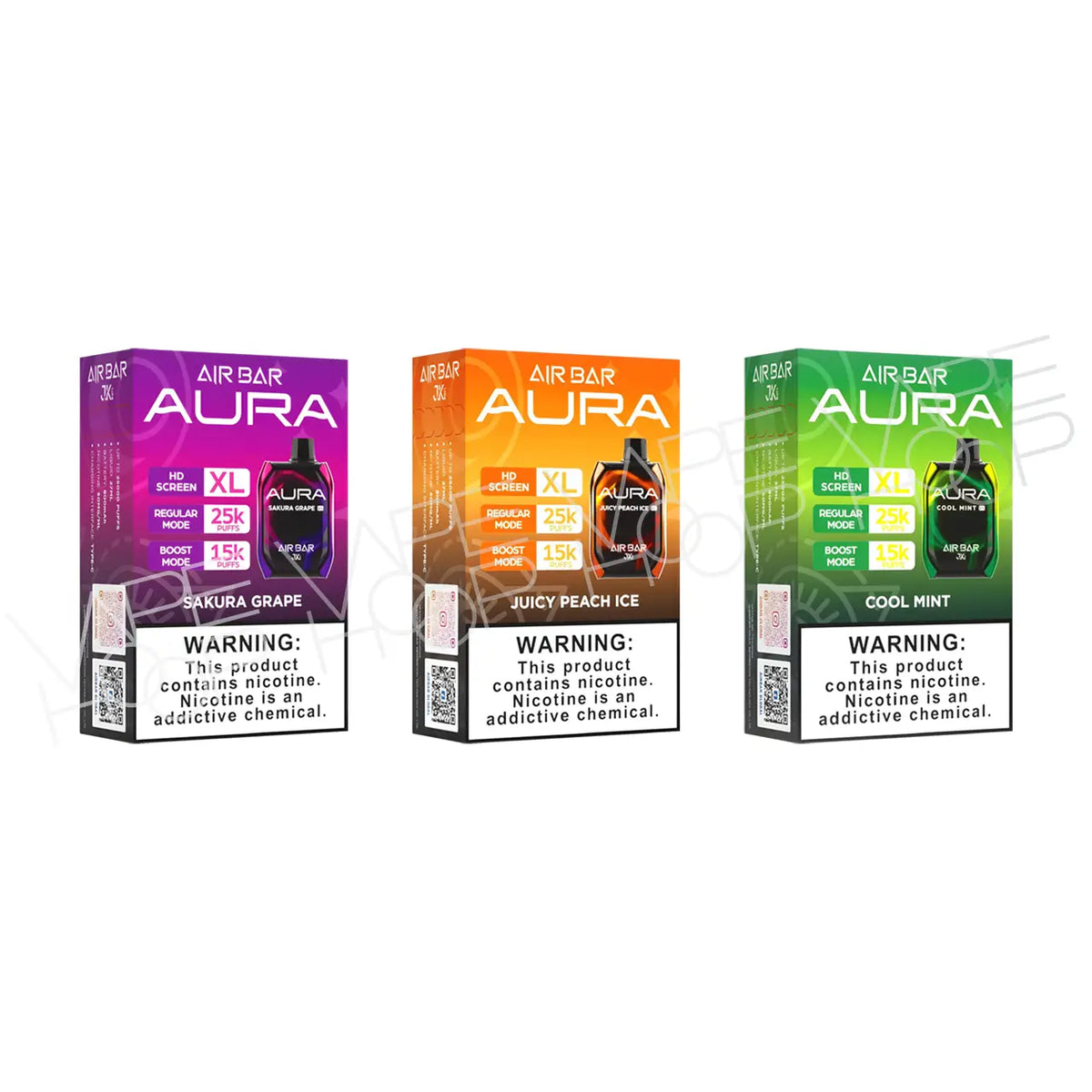 Air Bar AURA Vape Disposable | Air Bar 25000 puffs PTC Chip Technology Air Bar AURA Vape Disposable | Air Bar 25000 puffs PTC Chip Technology