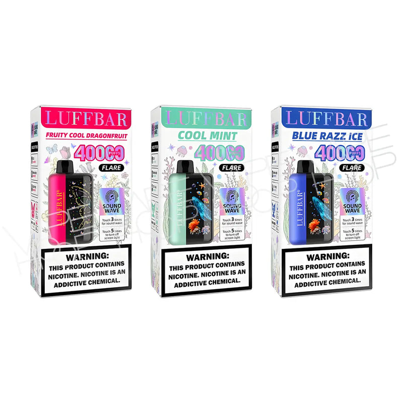LUFFBAR Flare 40000 Puffs Disposable Vape | Online | 3D Screen LUFFBAR Flare 40000 Puffs Disposable Vape | Online | 3D Screen
