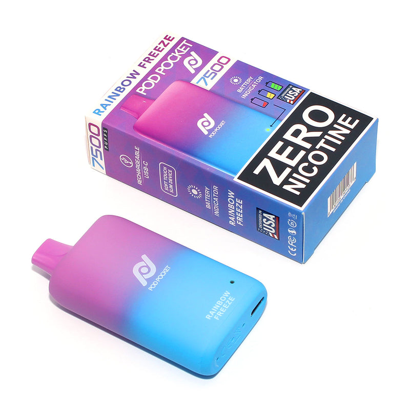 Pod Pocket 7500 Zero Nicotine Disposable Vape | Pod Pocket 7500 Puffs Pod Pocket 7500 Zero Nicotine Disposable Vape | Pod Pocket 7500 Puffs