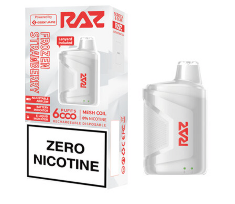 RAZ CA6000 Zero Nicotine Vape