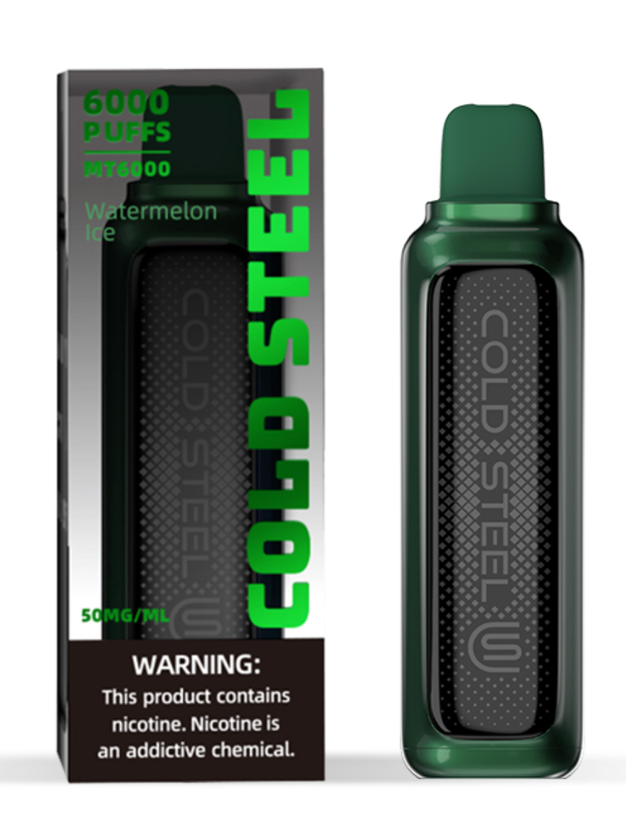 Cold Steel MT6000 Vape Disposable | $15.99 | Free Shipping | In stock Cold Steel MT6000 Vape Disposable | $15.99 | Free Shipping | In stock