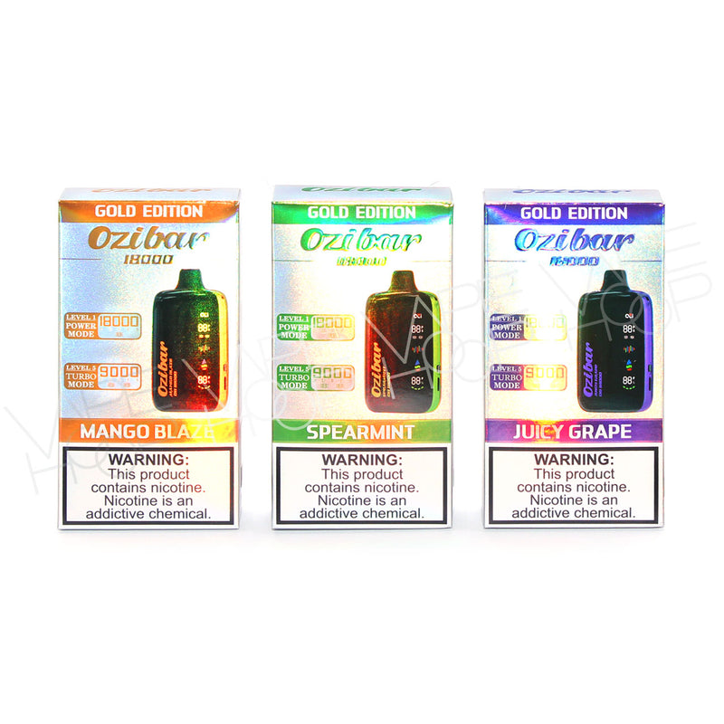 OZIBAR 18000 puffs