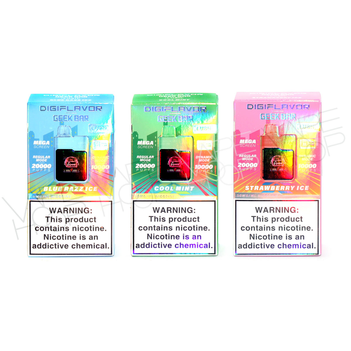 geekbar digiflavor lush 20000 puffs disposable vape Menthol Candy Cane Vape Juice Mints Salts Peppermint eLiquid .95 Candy Cane main image 0