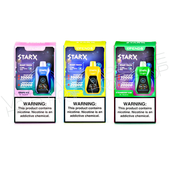 upends starx s20000 puffs disposable vape UPENDS STARX S20000 Disposable Vape | 20K puffs by STARX Vape