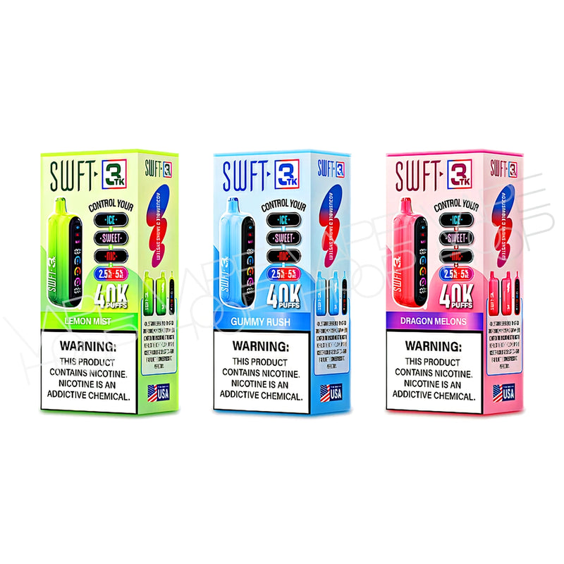Buy SWFT 3TK 40K Puff Vape Custom Flavor + Nic Control | VapeHoop Buy SWFT 3TK 40K Puff Vape Custom Flavor + Nic Control | VapeHoop