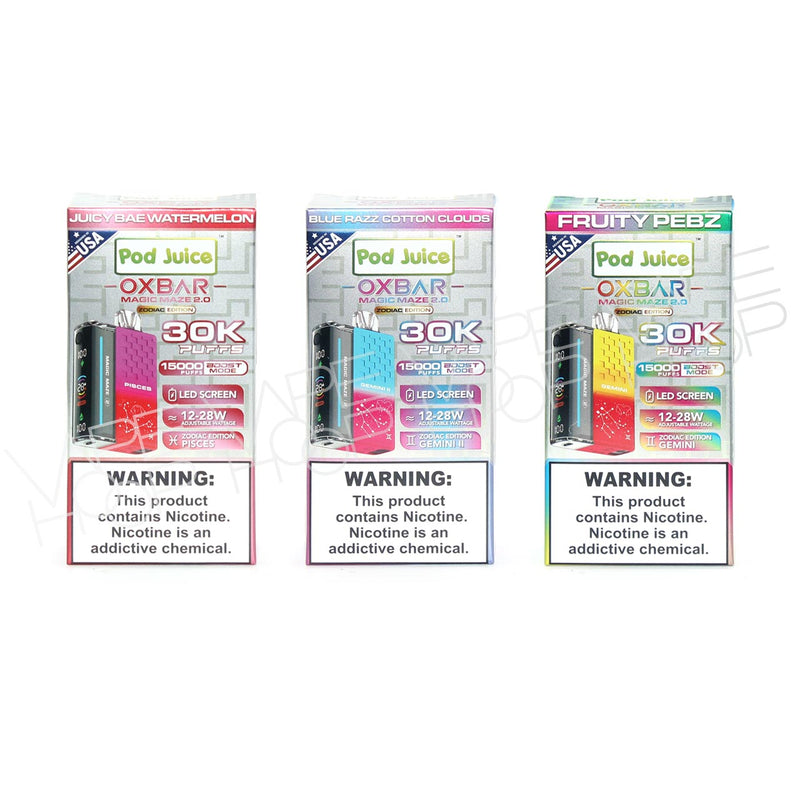 Pod Juice x OXBAR Magic Maze 2 - 30K puffs Vape | OXBAR 30000 puffs vape Pod Juice x OXBAR Magic Maze 2 - 30K puffs Vape | OXBAR 30000 puffs vape