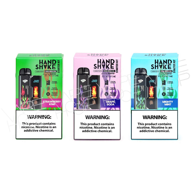HandShake 15000 puffs Vape | HandShake 15K Starter Kit and Disposable Pod HandShake 15000 puffs Vape | HandShake 15K Starter Kit and Disposable Pod