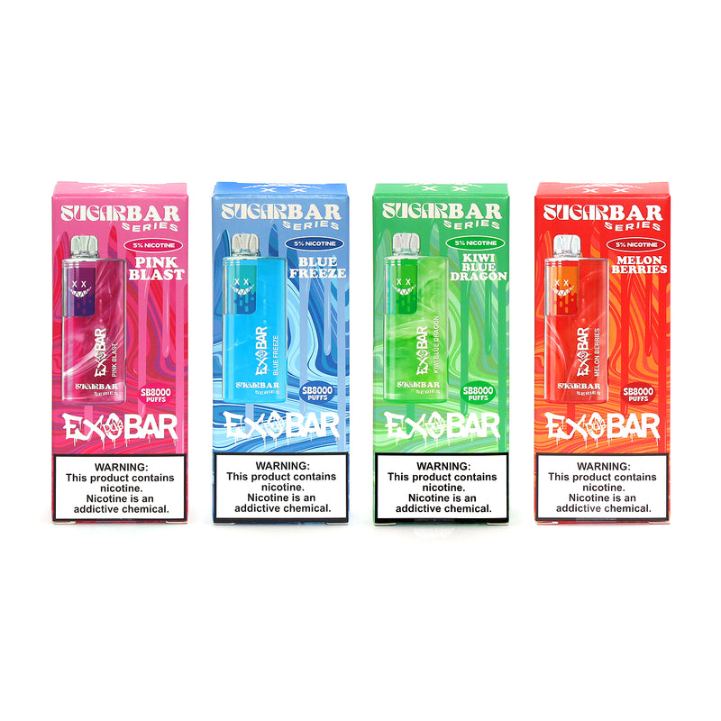 ExoBar Sugar Bar 8000 Disposable Vape | ExoBar SB8000 Vape Online ExoBar Sugar Bar 8000 Disposable Vape | ExoBar SB8000 Vape Online