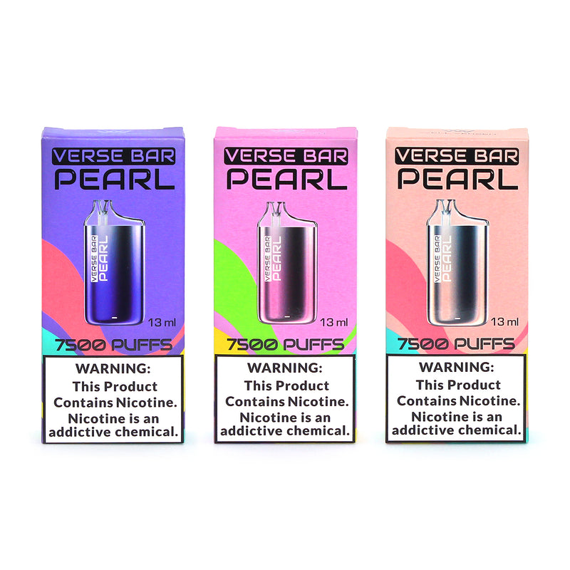 Verse Bar Pearl 7500 Vape Disposable | $15.99 | Verse Bar Pearl Vape Verse Bar Pearl 7500 Vape Disposable | $15.99 | Verse Bar Pearl Vape
