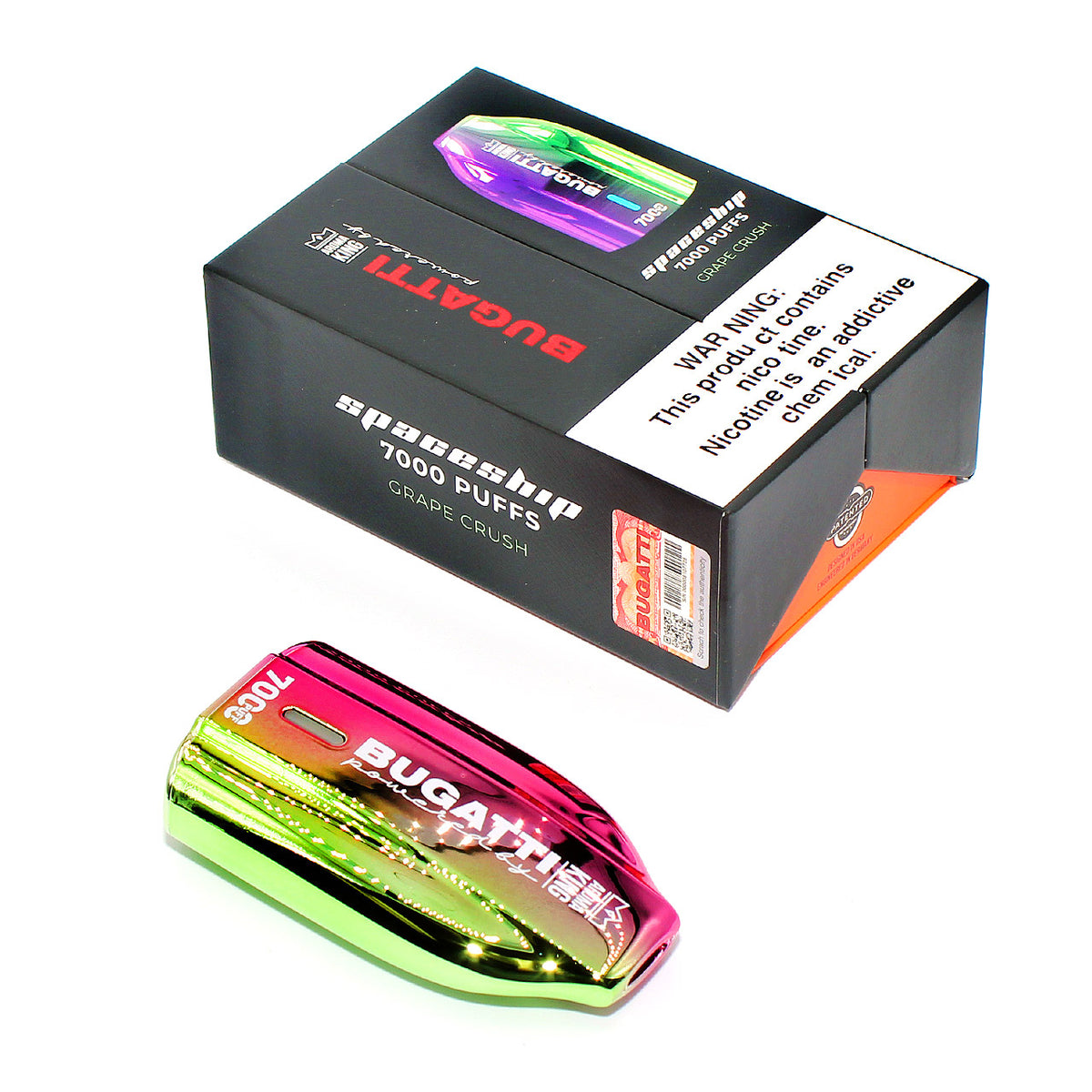 aroma king bugatti spaceship 7000 puffs disposable vape Bugatti Spaceship 7000 Vape Disposable | $16.99