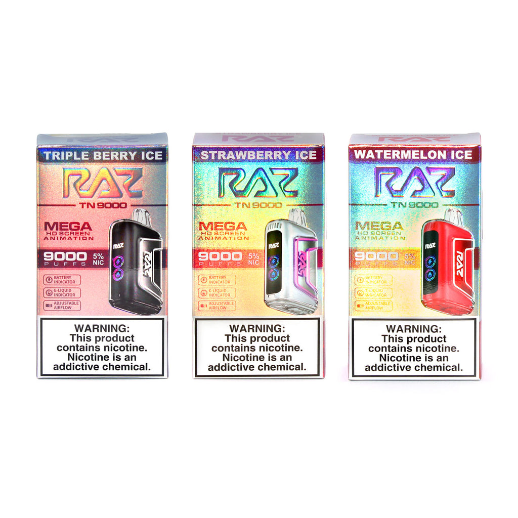 RAZ TN9000 by Geek Vape Disposable Vape | SHOP RAZ 9000 Puffs Vape