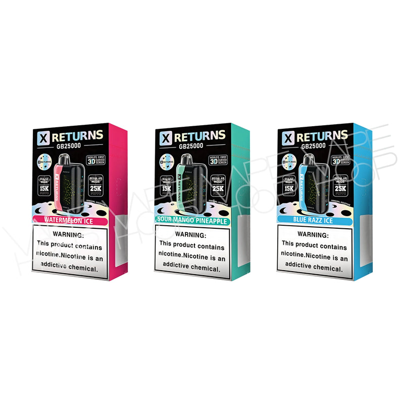 X Returns GB25000 Disposable