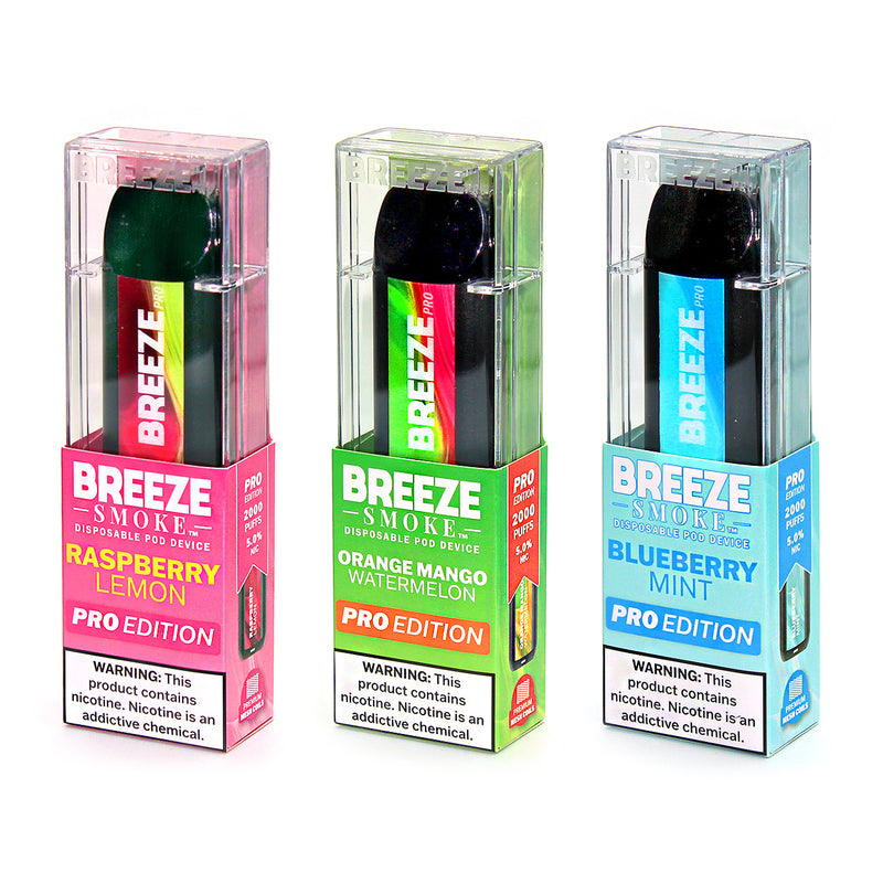 Breeze PRO | PRO EDITION | Breeze PRO 2000 Puffs in stock!