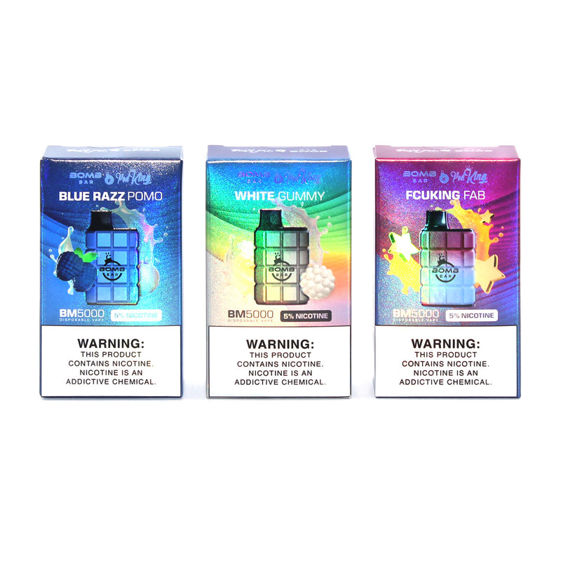 Bomb Bar x Pod King BM5000 Vape | All flavors are in stock Bomb Bar x Pod King BM5000 Vape | All flavors are in stock